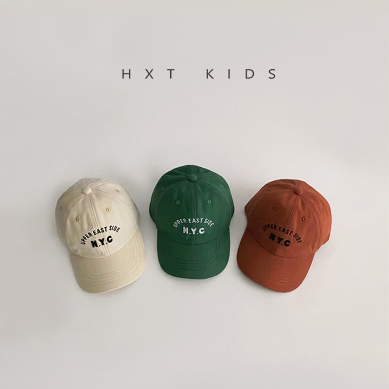 Mũ lưỡi trai thêu chữ thời trang mùa xuân thu năm 2022 dành cho trẻ nhỏ