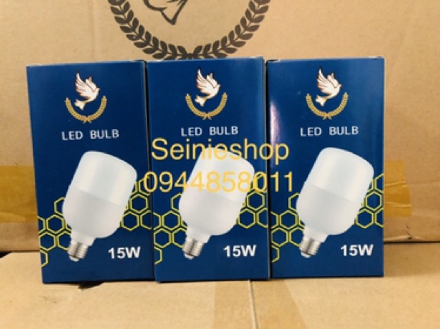 Bộ 3 bóng đèn led 15w siêu sáng