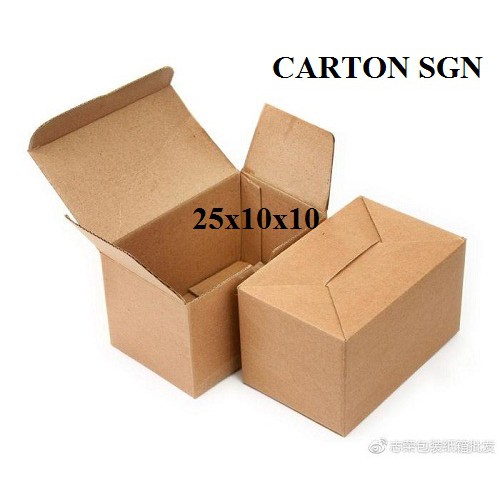 Bộ 20 Thùng Carton size 25x10x10 cm