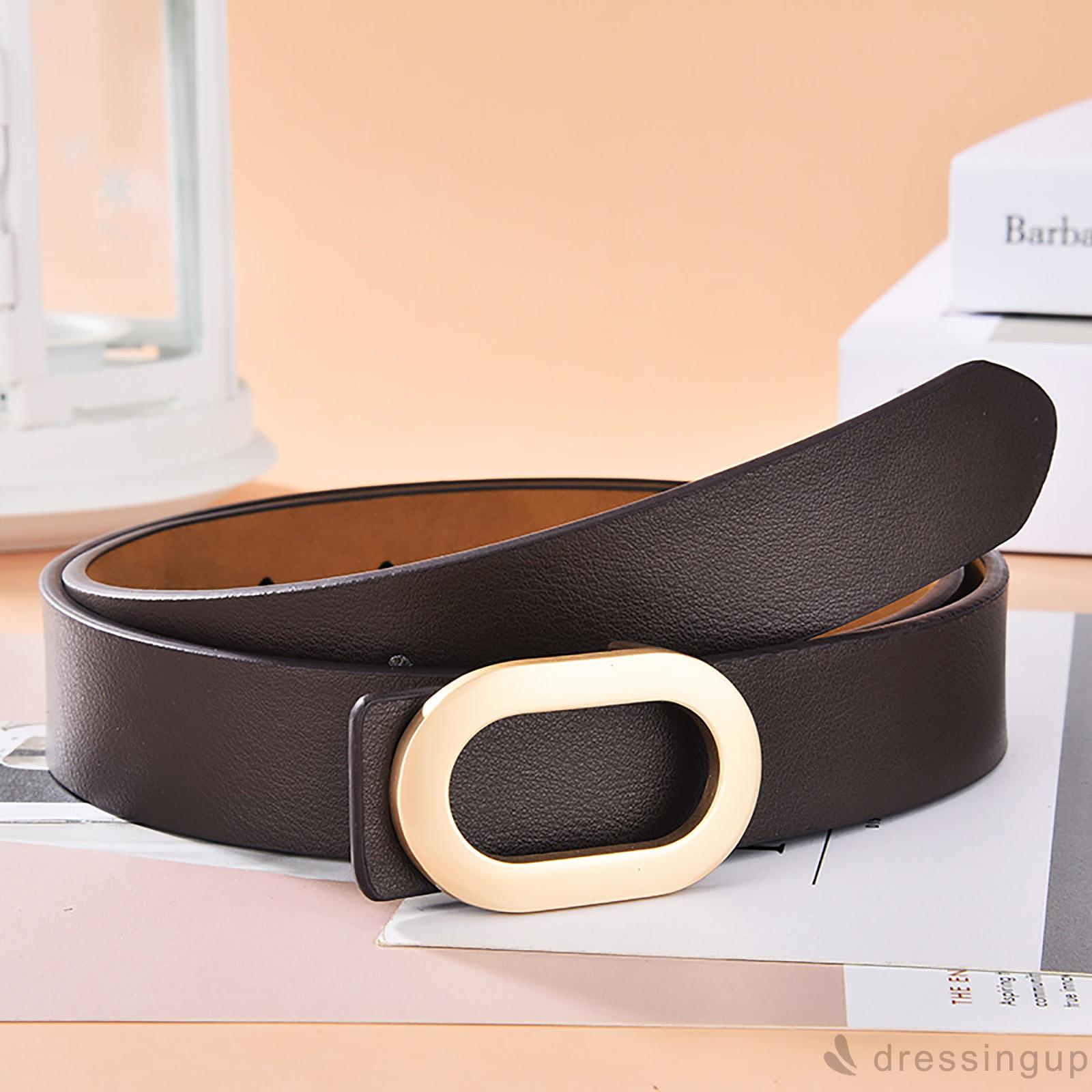 Thắt Lưng Da Khóa Hợp Kim Hình Oval Dành Cho Nữ | BigBuy360 - bigbuy360.vn