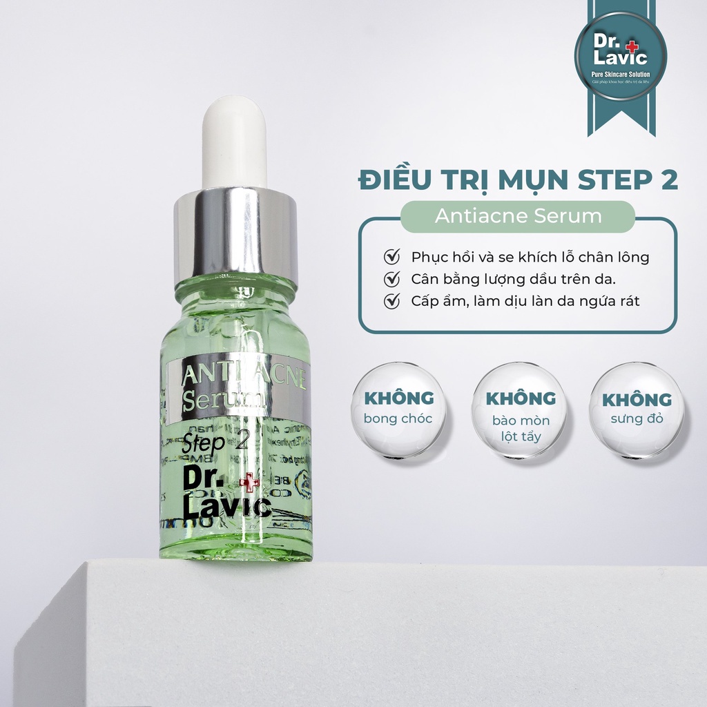 Serum xóa thâm, giảm mụn DR.LAVIC - BEAU SHOP giúp thu nhỏ lỗ chân lông, tái tạp da- Serum 5P, 5K, Step 2, Step 3