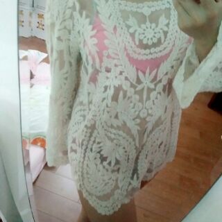 Áo ren mặc ngoài bikini