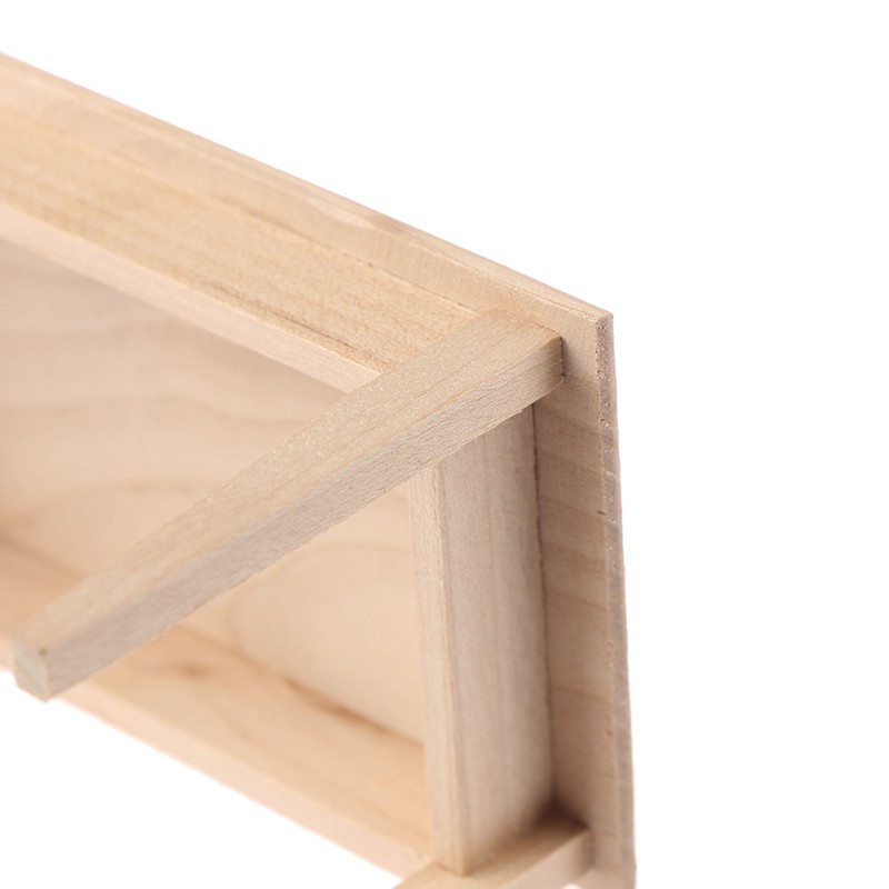 Bàn Gỗ Hình Chữ Nhật Tỉ Lệ 1 / 12 Trang Trí Nhà Búp Bê