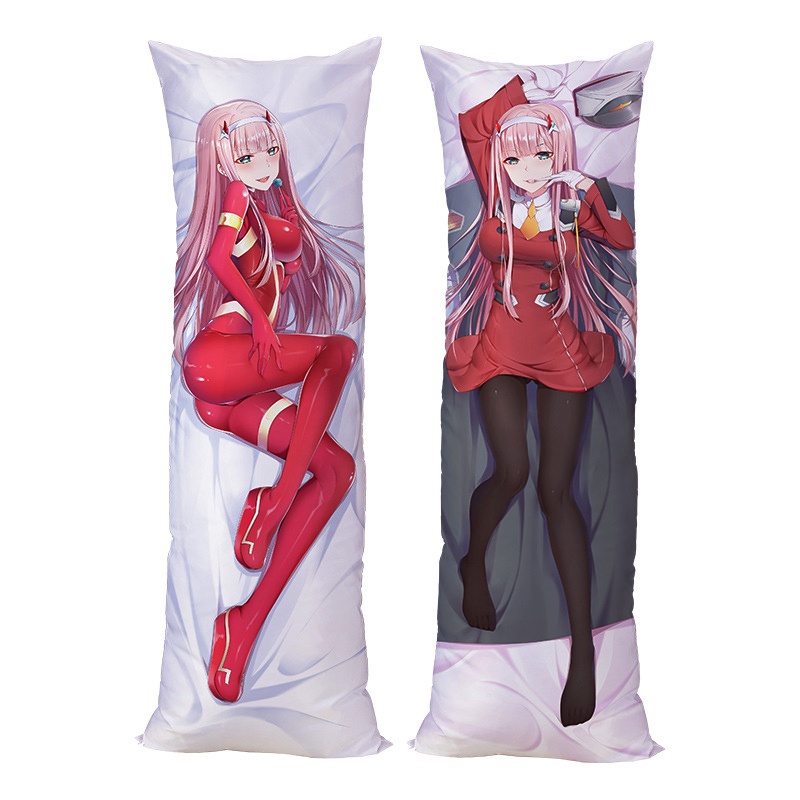 Vỏ Gối Vuông in Hình Anime DARLING in the FRANXX 02 Dakimakura