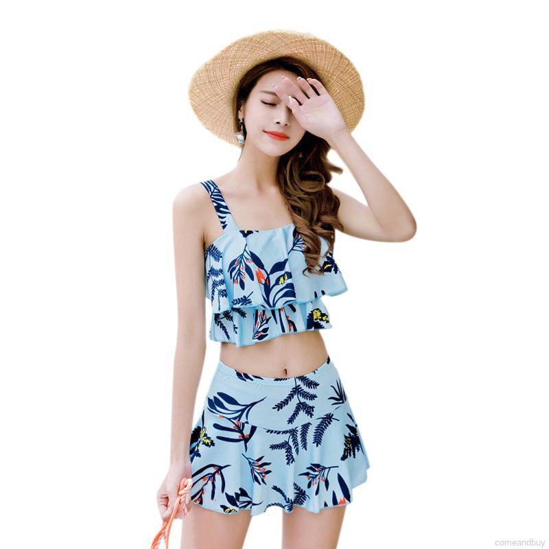 Đồ bơi lưng cao hoạ tiết cây cổ điển | BigBuy360 - bigbuy360.vn