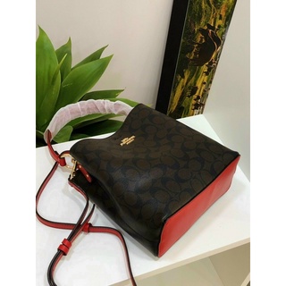 🎀 SẴN - TÚI COACH DA BUCKET 2312