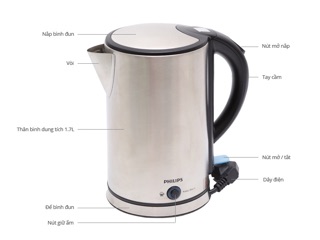 Siêu tốc 1.7L Philips HD9316