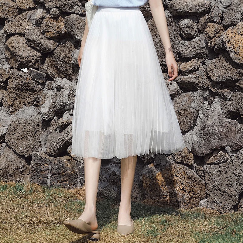 Chân váy ren xếp ly 3 lớp | BigBuy360 - bigbuy360.vn