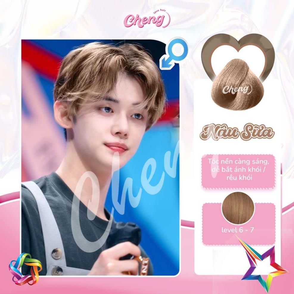 Thuốc Nhuộm Tóc Màu Nâu Sữa Nam Không Tẩy | Chenglovehair, Chenglovehairs