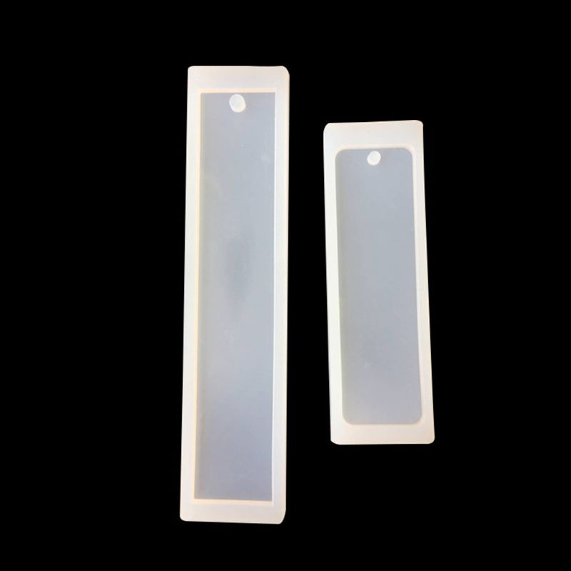 [Hàng mới về] Khuôn silicone làm thẻ đánh dấu trang sách hình chữ nhật bằng nhựa resin epoxy