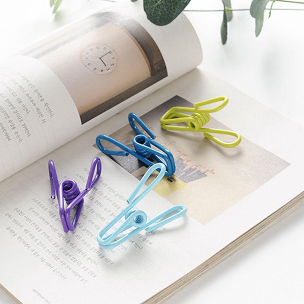 Kẹp Quần Áo Bằng Kim Loại Phủ PVC Chống Trượt Tiện Dụng