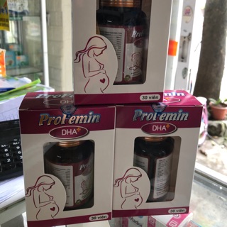 Viên uống bổ sung vitamin và fe cho bà bầu PROFEMIN 1 lọ 30 viên dùng 1 tháng