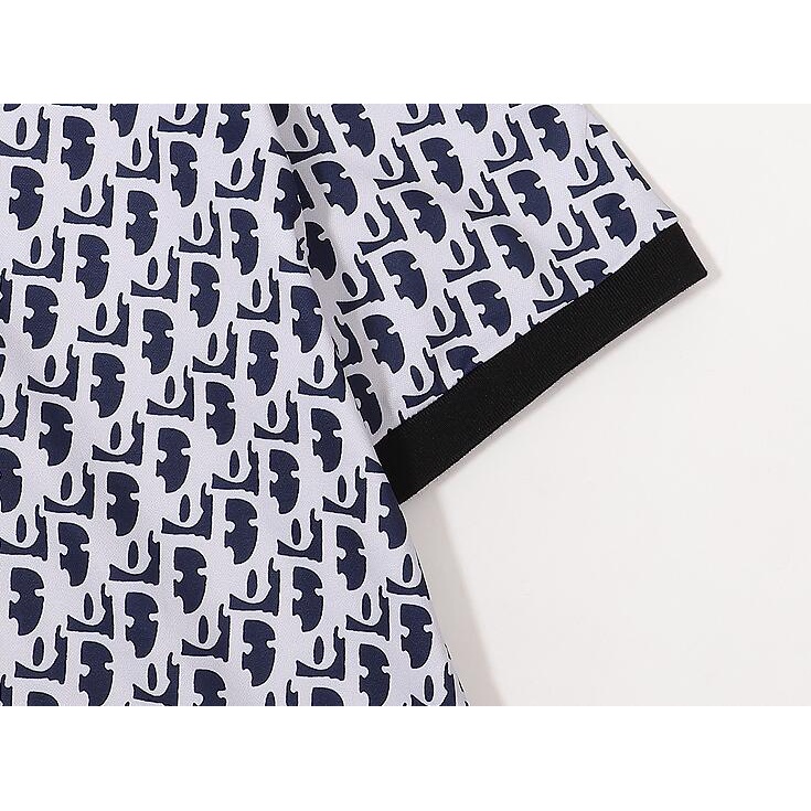 Áo Thun Polo Tay Ngắn Vải Cotton In Họa Tiết Thời Trang Cho Nam Và Nữ