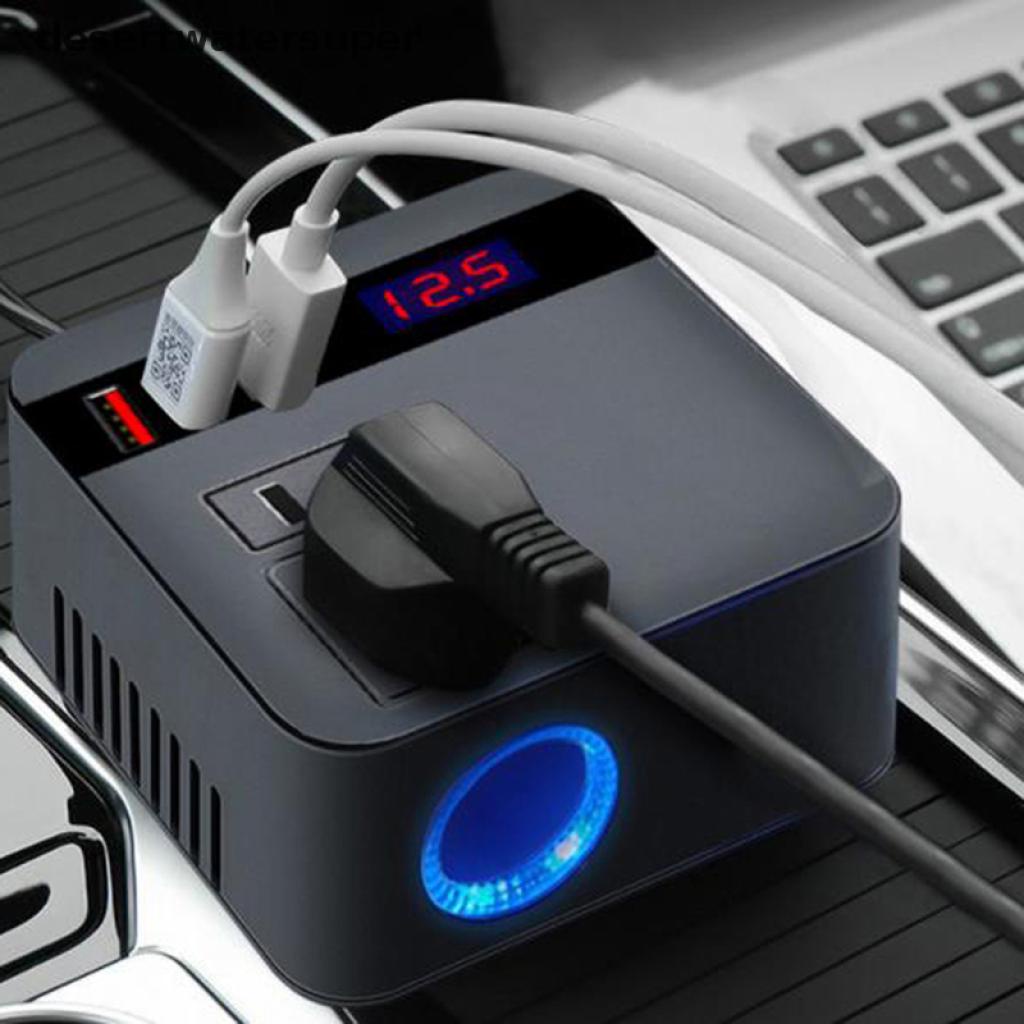 Bộ Chuyển Đổi Nguồn Điện Từ 150W 12V / 24V Sang 110V / 220V Cho Xe Hơi