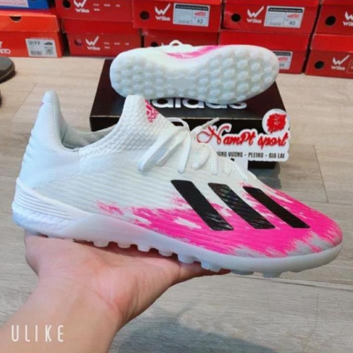 ️⚽ (CÓ BẢO HÀNH) DA BỀN GIÁ RẺ Giày Bóng Đá Adidas X. Nhân Tạo Trắng Hồng | nhất Shopee NamPt Sport gi . .
