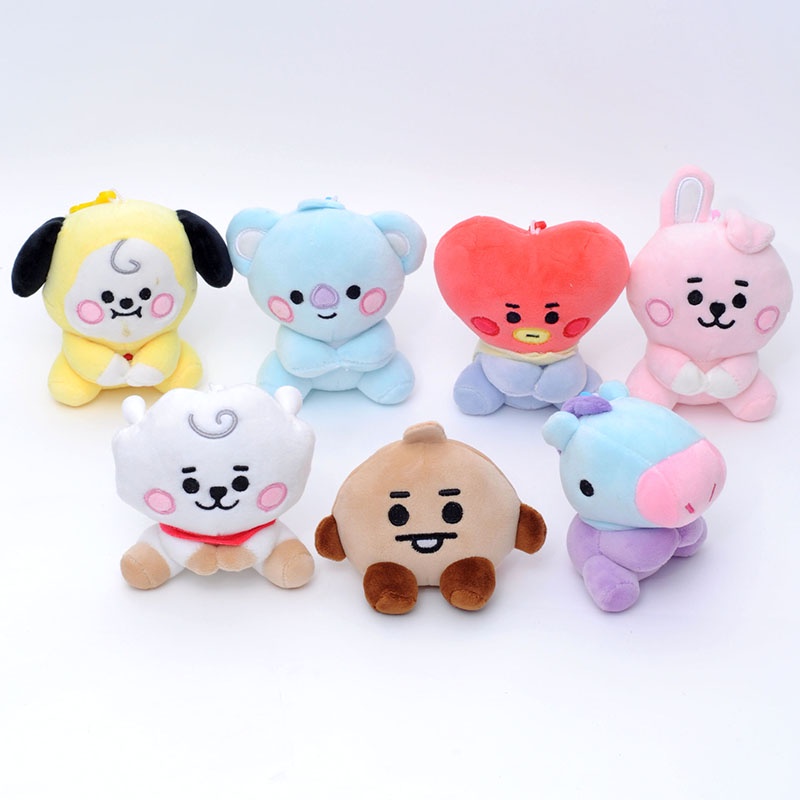 Móc Khóa BTS BT21 Nhồi Bông Dễ Thương