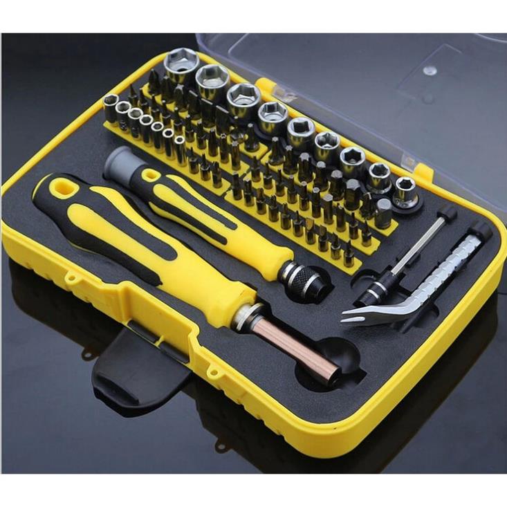 Bộ dụng cụ đa năng tua vit 70 chi tiết có tua vít + đầu khẩu