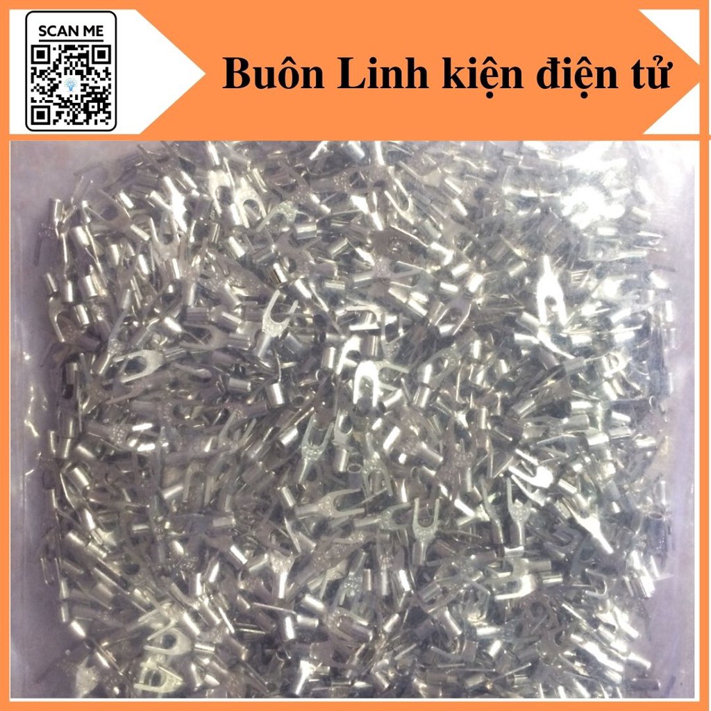 1000 đầu cos Y trần, y 2-4, đầu cos dây đện,cosse chỉa