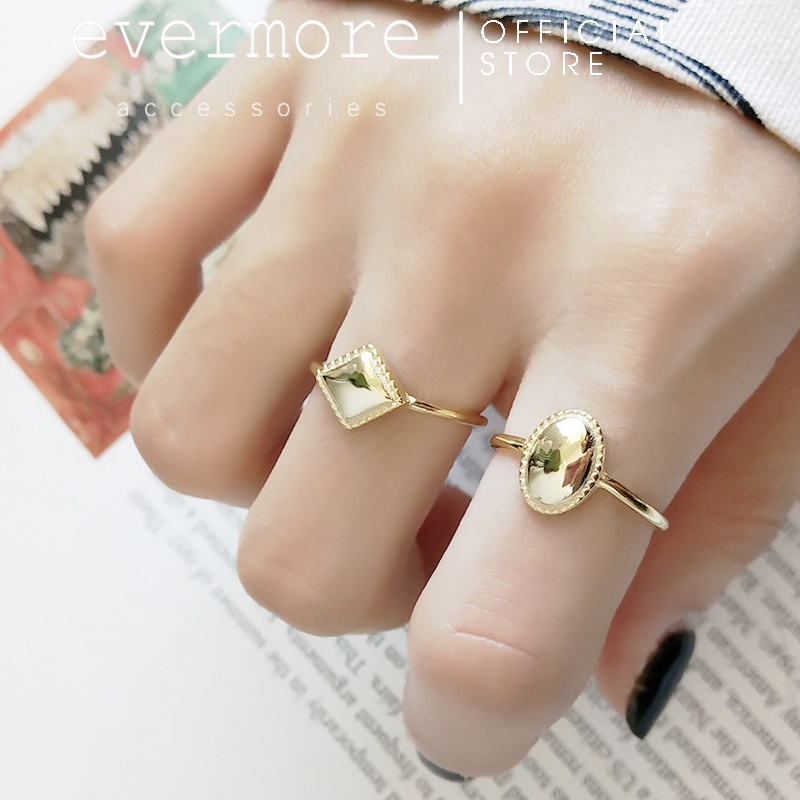 Nhẫn bạc EVERMORE, nhẫn bạc 925 Royal đa phong cách hiện đại, minimalism - N044