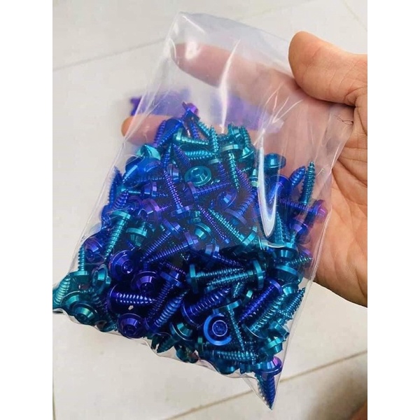 ốc 5li15 xoắn titan gr5 xịn gắn dàn áo exciter các đời và mọi loại xe yamha
