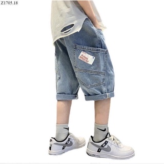 Quần jeans lửng cho bé trai