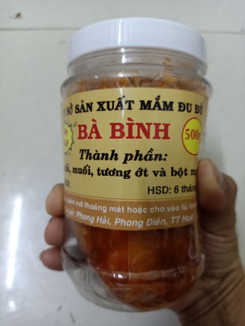 Mắm đu đủ(như hình) 500gr- Đặc sản Huế