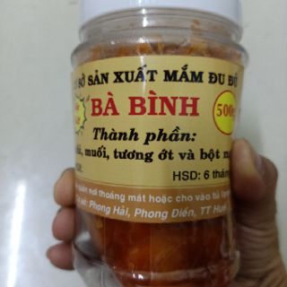 Mắm dưa đu đủ sợi Đặc sản Huế 450gr