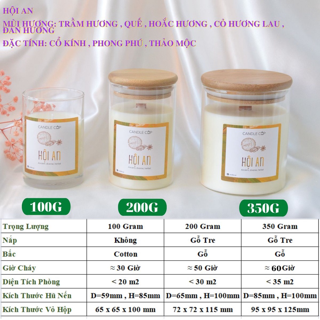 Nến thơm phòng ngủ cao cấp, Nến CANDLE CUP / AGAYA giảm stress, thư giãn, trang trí decor phòng