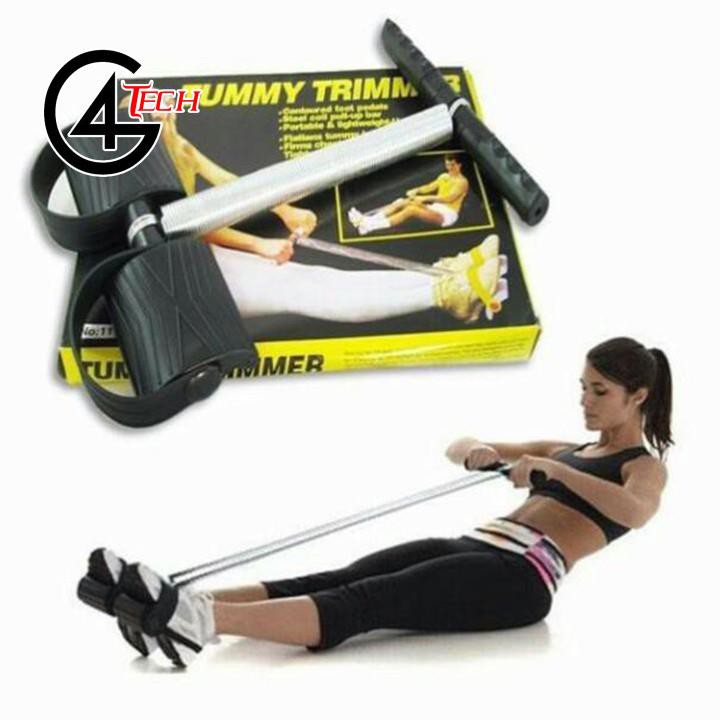 Dụng cụ tập cơ bụng tại nhà, dây kéo tập lưng bụng lò xo Tummy Trimmer