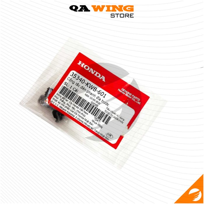 35340-KWB-601 | Công tắc đèn phanh đĩa trước FUTURE, LEAD, WAVE, WINNER (Chính hãng )