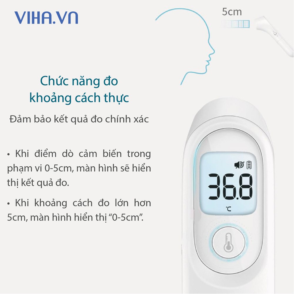 Nhiệt kế điện tử đo trán Yuwell YT-1 Hàng chính hãng bảo hành 2 năm