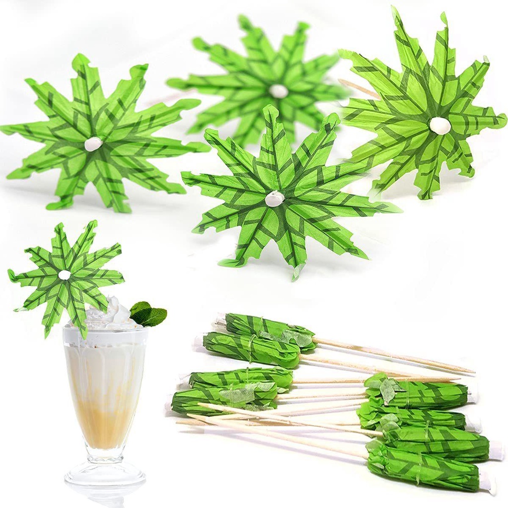 Dù Giấy Dùng Một Lần Trang Trí Cocktail Thân Thiện Với Môi Trường
