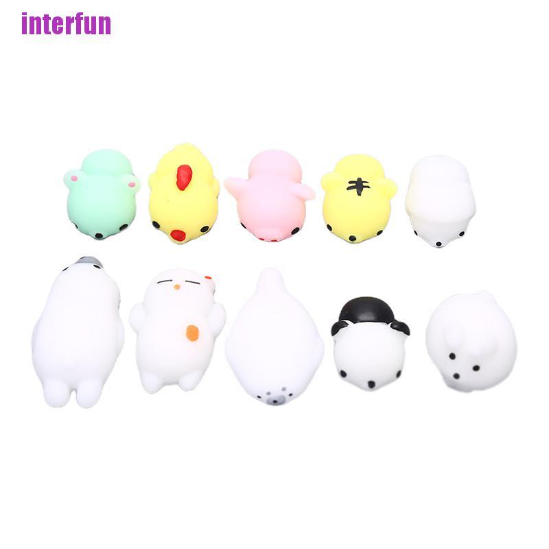 Đồ Chơi Xốp Squishy Giảm Stress Hình Động Vật Dễ Thương Cho Bé