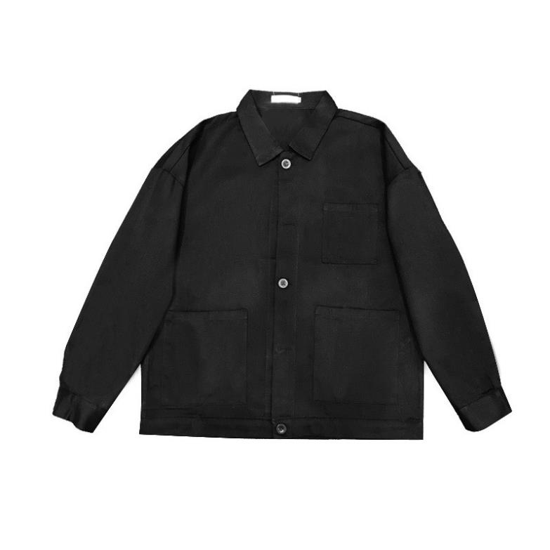 Áo Sơ Mi From Rộng ,Áo Khoác Chất Thô Kaki Cho Cả Nam Và Nữ