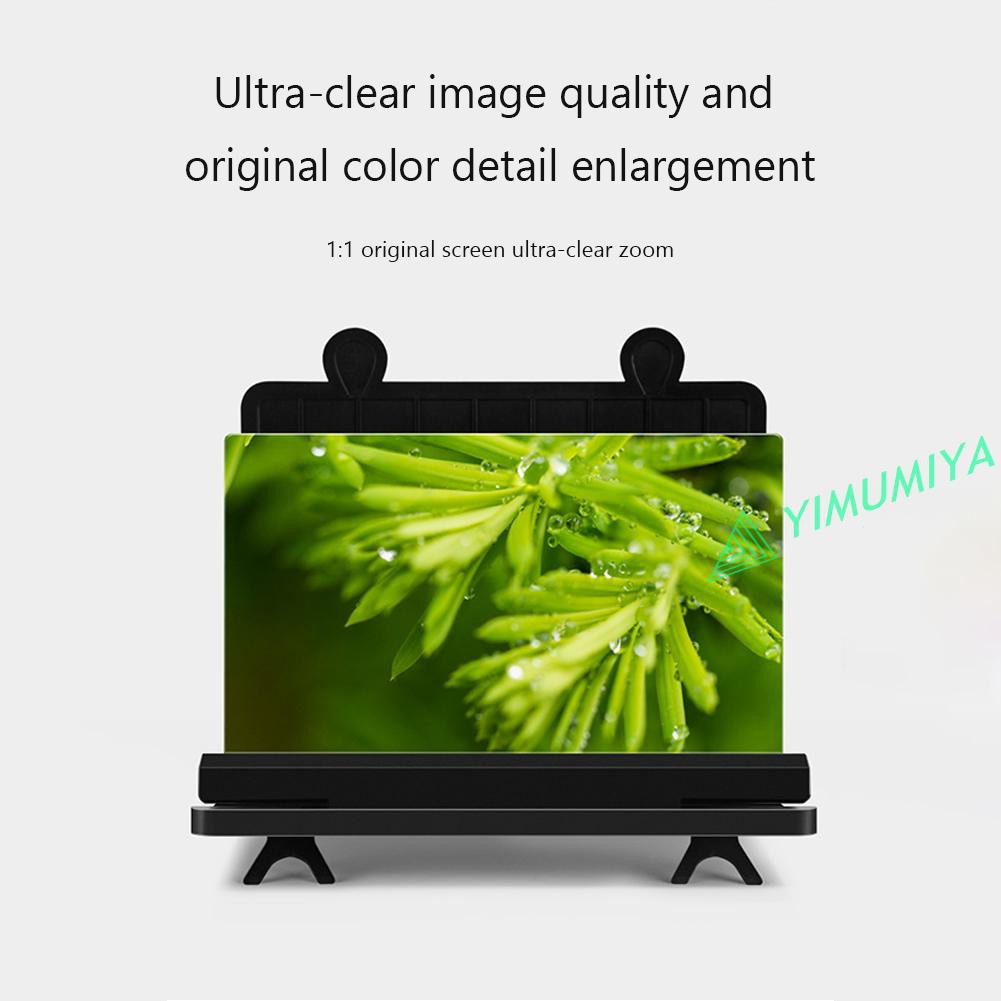 Kính Phóng Đại Màn Hình Hd 3d 10 Inch Có Thể Gấp Gọn Cho Điện Thoại