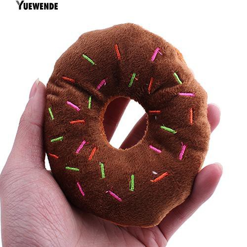 Đồ chơi phát tiếng kêu hình bánh donut phát ra âm thanh vui nhộn cho thú cưng