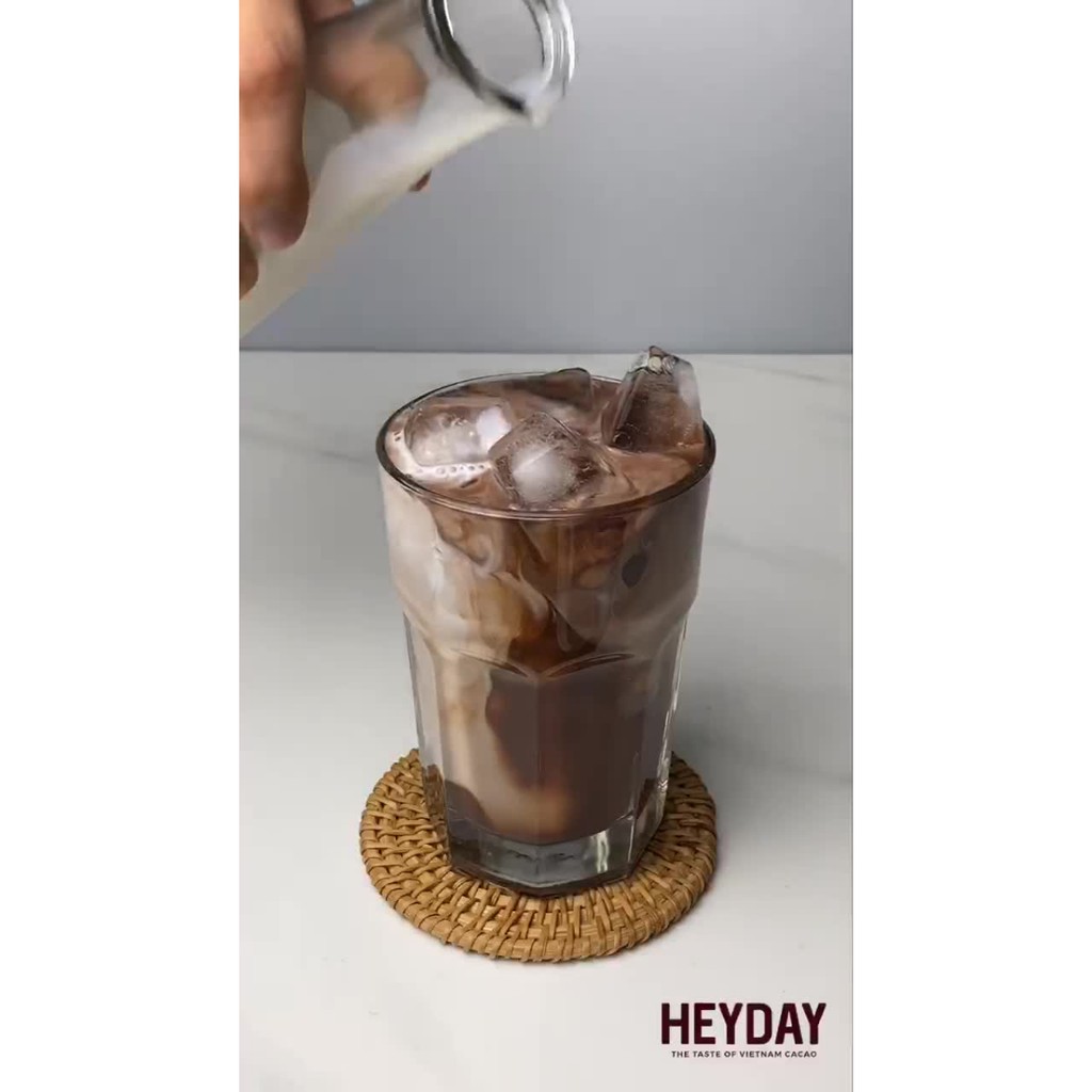 Bột CaCao Sữa Dừa HeyDay CaCao Túi Giấy 80g