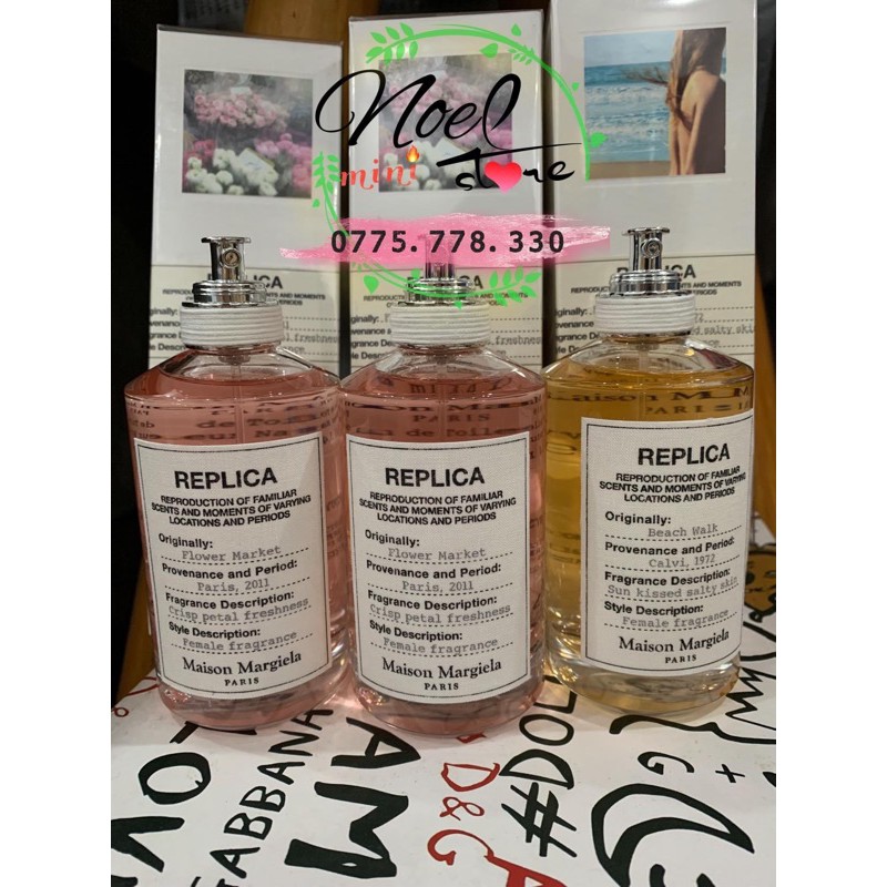 [Mẫu thử] Nước Hoa Maison Margiela Replica Beach Walk EDT,Jazz Club,SPRINGTIME IN A PARK ,Flower Market<5ml, 10ml, 20ml> | BigBuy360 - bigbuy360.vn