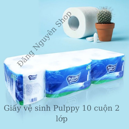 Giấy Vệ Sinh PULPPY 10 Cuộn Cao Cấp