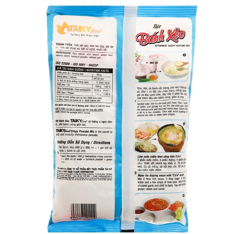 Bột bánh xèo Tài Ký gói 400gram