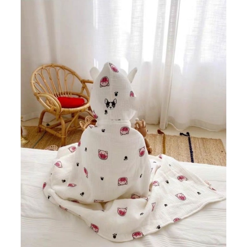 Minchun123:CHỌN MẪU Khăn tắm cho bé/ khăn tắm đi bơi đi biển chất xô bamboo 6 lớp