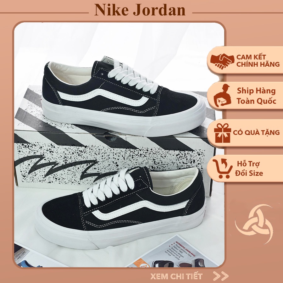 Giày Vans Nam Nữ, Giày Vans Đen Classsic Vault Thể Thao Hàng Cao Cấp Full Box Bill