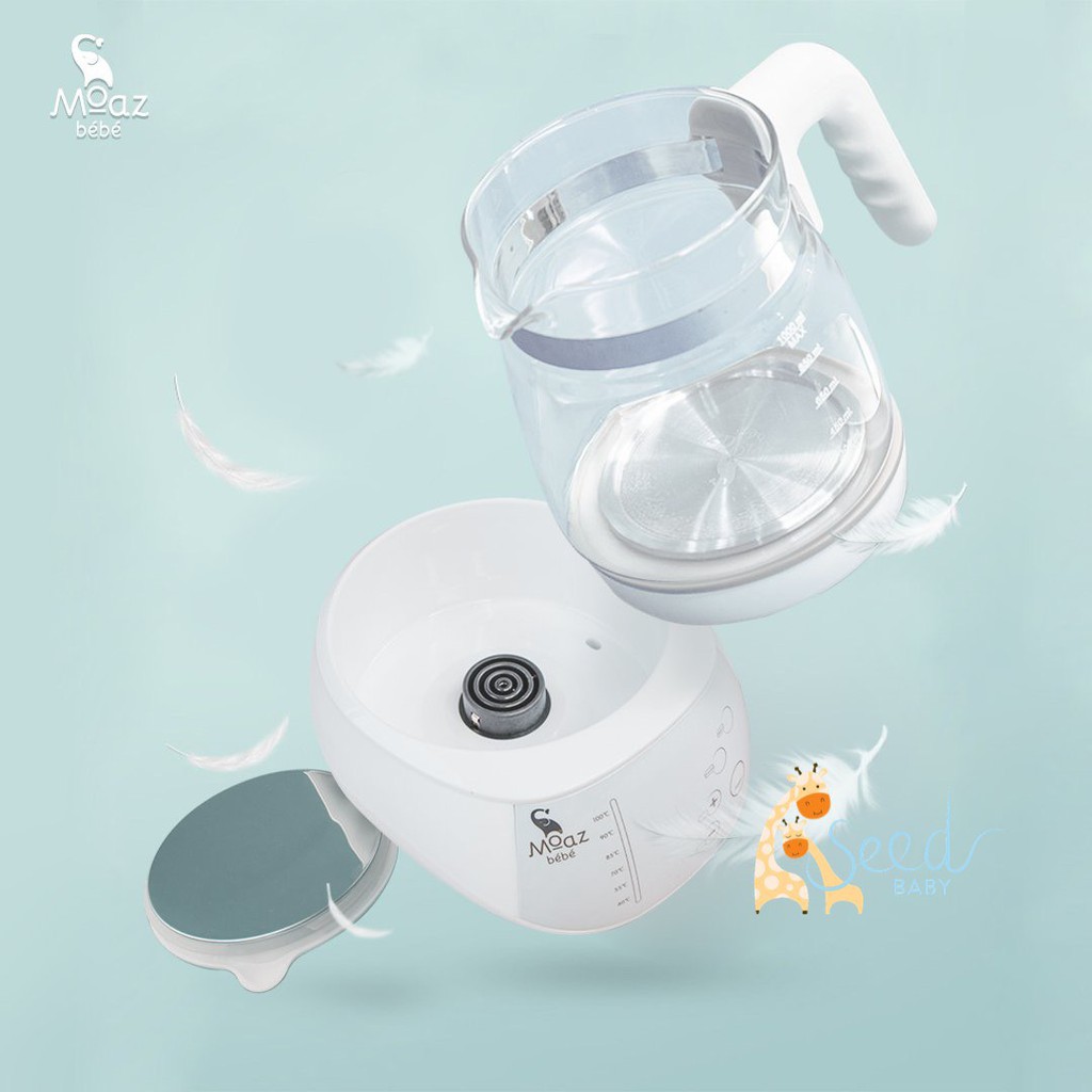 Ấm đun nước điều chỉnh nhiệt độ pha sữa MOAZBEBE - SEED BABY