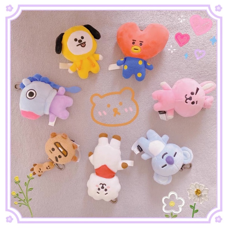 Móc Khoá BT21 | Bag Chảm Ver 1 BT21 hàng chính hãng
