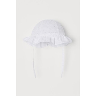 Mũ dập lỗ trắng HM H&M sz 4-6m_hàng chính hãng Mỹ