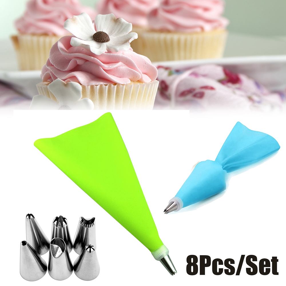 Bộ đầu chiết kem hỗ trang trí bánh tiện lợi