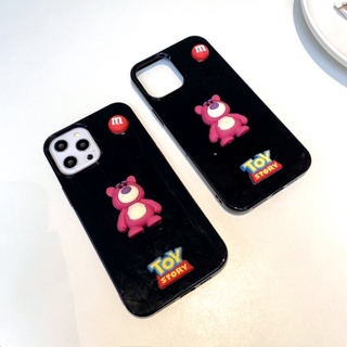 Ốp lưng gấu losto gắn sticker nổi 3d
