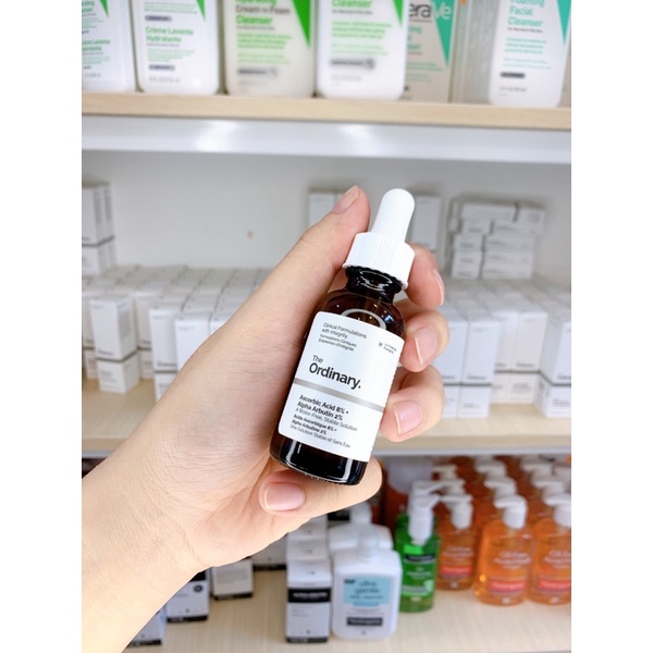 Tinh chất dưỡng trắng sáng The Ordinary Ascorbic Acid 8% + Alpha Arbutin 2% Serum