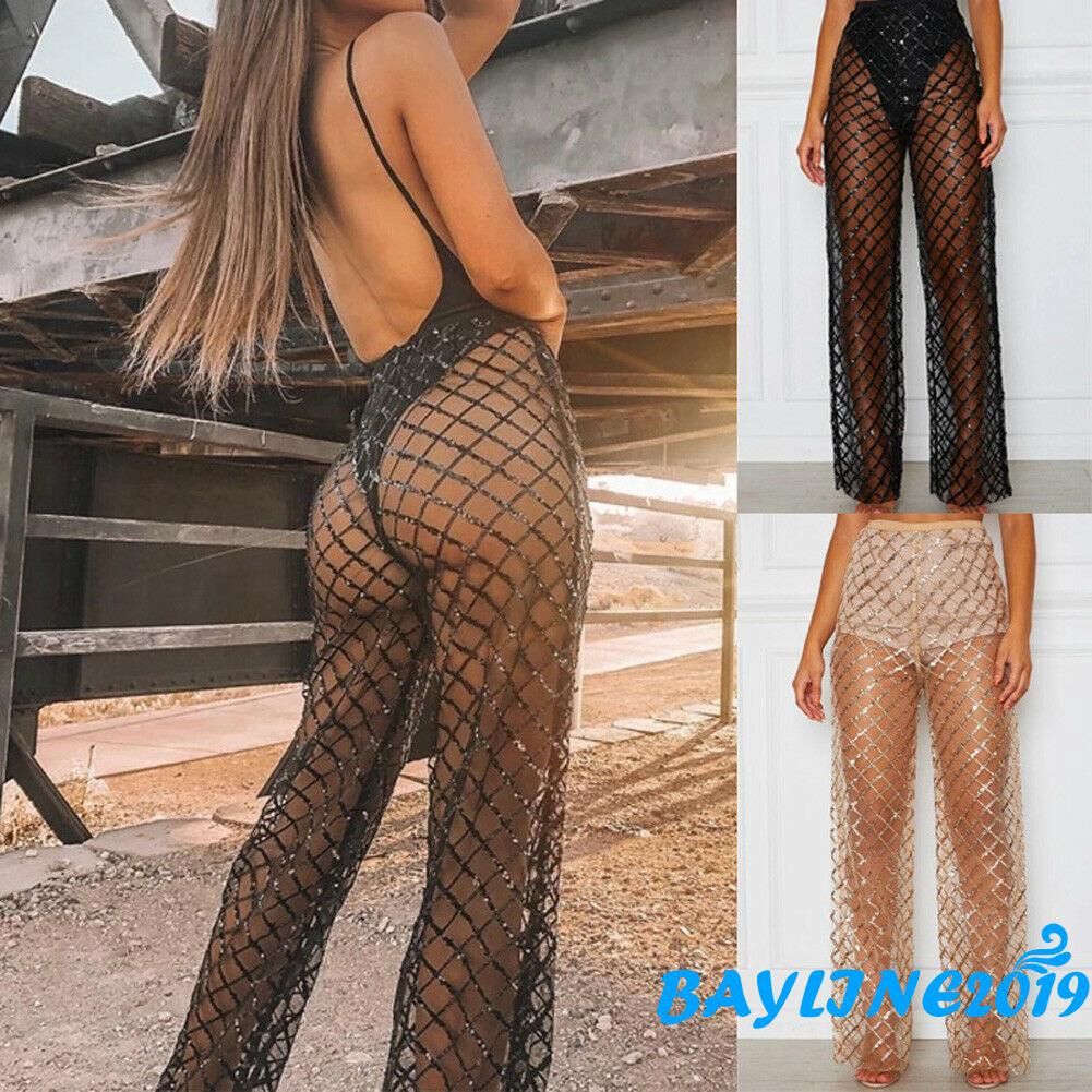 Quần Dài Nữ Vải Mỏng Quyến Rũ