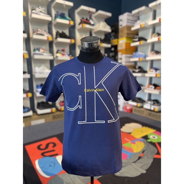 Hàng Có Sẵn Áo Thun Cotton Nguyên Chất In Chữ logo Lớn Thoải Mái Dễ Phối Đồ Phong Cách C1k Cho Nam Và